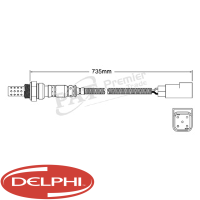 Delphi Oxygen Lambda Sensor Thumbnail