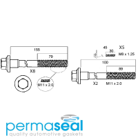 Permaseal Cylinder Head Bolt Set Thumbnail