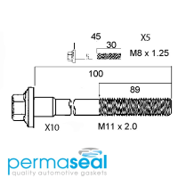 Permaseal Cylinder Head Bolt Set Thumbnail