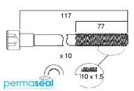 Permaseal Cylinder Head Bolt Set Thumbnail