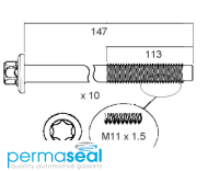 Permaseal Cylinder Head Bolt Set Thumbnail