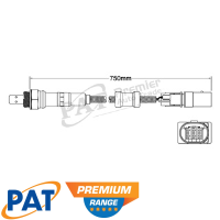 PAT Premium Oxygen Lambda Sensor Thumbnail