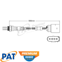 PAT Premium Oxygen Lambda Sensor Thumbnail