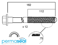 Permaseal Cylinder Head Bolt Set Thumbnail