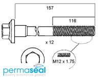 Permaseal Cylinder Head Bolt Set Thumbnail