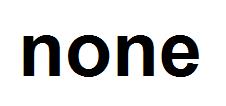 none logo