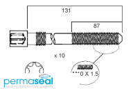 Permaseal Cylinder Head Bolt Set Thumbnail