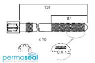Permaseal Cylinder Head Bolt Set Thumbnail