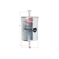 Sakura In-Line EFI Fuel Filter (Replaces 92019306, Ryco Z168) Thumbnail