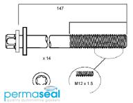Permaseal Cylinder Head Bolt Set Thumbnail