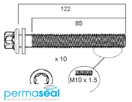 Permaseal Cylinder Head Bolt Set Thumbnail