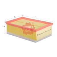Sakura Engine Air Filter (Cross Ref: Ryco A1861, Wesfil WA5094) Thumbnail