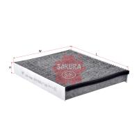 Sakura Carbon Activated Panel Element Cabin Air Filter Thumbnail