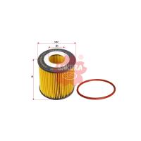 Sakura Engine Oil Filter Element for Ford Ranger & Mazda BT-50 (Interchangeable with Ryco R2720P, Mazda U2Y0-14-302) Thumbnail