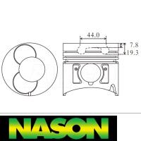 Nason Piston & pin set Thumbnail