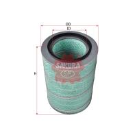 Sakura Primary Outer Air Filter (Interchangeable with HDA5520, FA3474, A-10134) Thumbnail