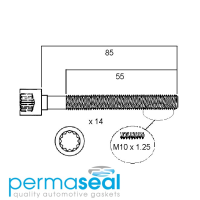 Permaseal Cylinder Head Bolt Set Thumbnail