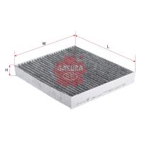 Sakura Carbon Activated Cabin Air Filter Thumbnail