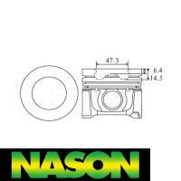 Nason Piston & Ring Set Thumbnail