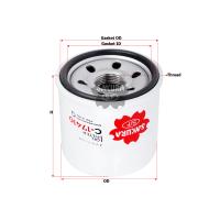 Sakura Spin-On Full Flow Oil Filter - Fits Mazda PE01-14-302 Wesfil WCO170 Thumbnail