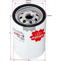 Sakura Oil Filter  Engine Protection Spin-On Interchangeable with F8CZ-6731-AA Thumbnail