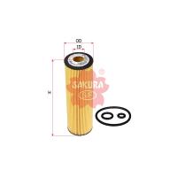 Sakura Oil Filter Element  Cross Reference Mercedes-Benz 271-180-00-09 Ryco R2681P Thumbnail