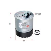 Sakura In-Line Fuel Filter Cross Ref Ryco Z706 Chrysler 05117492AA Thumbnail
