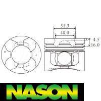 Nason Piston & pin set Thumbnail
