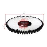Sakura Engine Air Filter (Interchange FA3237, A-1043, A1211, MD620508) Thumbnail
