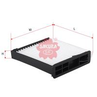 Sakura Plastic Framed Automotive Cabin Air Filter Element Thumbnail