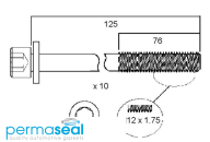 Permaseal Cylinder Head Bolt Set Thumbnail