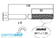 Permaseal Cylinder Head Bolt Set Thumbnail