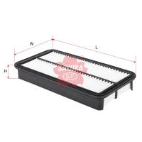 Sakura Automotive Engine Air Filter - Cross Ref FA3189, A-1123, Ryco A459/1 Thumbnail