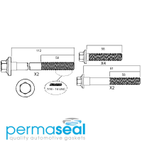 Permaseal Cylinder Head Bolt Set Thumbnail