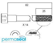 Permaseal Cylinder Head Bolt Set Thumbnail