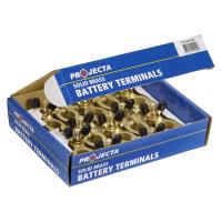 Projecta Brass Marine Battery Terminal Wingnut Negative (Box of 10) Thumbnail