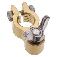Projecta Forged Brass Heavy Duty Wingnut Negative Battery Terminal Thumbnail