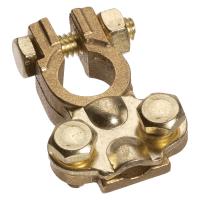 Projecta Brass Small Saddle Battery Terminals (Box of 10) - Suits Small Japanese Battery Posts Thumbnail