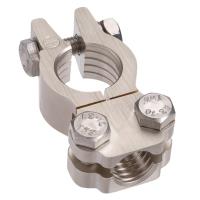 Projecta Satin Forged Brass Heavy Duty Positive Saddle Battery Terminal Clamp Thumbnail
