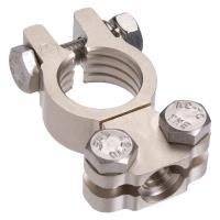 Projecta Satin Forged Brass Saddle Battery Terminal (Positive, Blister 1) Thumbnail